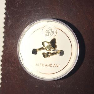 Alex and Ani Butterfly Wrap Ring